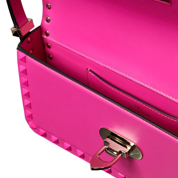 NWT Garavani Rockstud23 Foldover Top Shoulder Bag - Picture 4 of 9